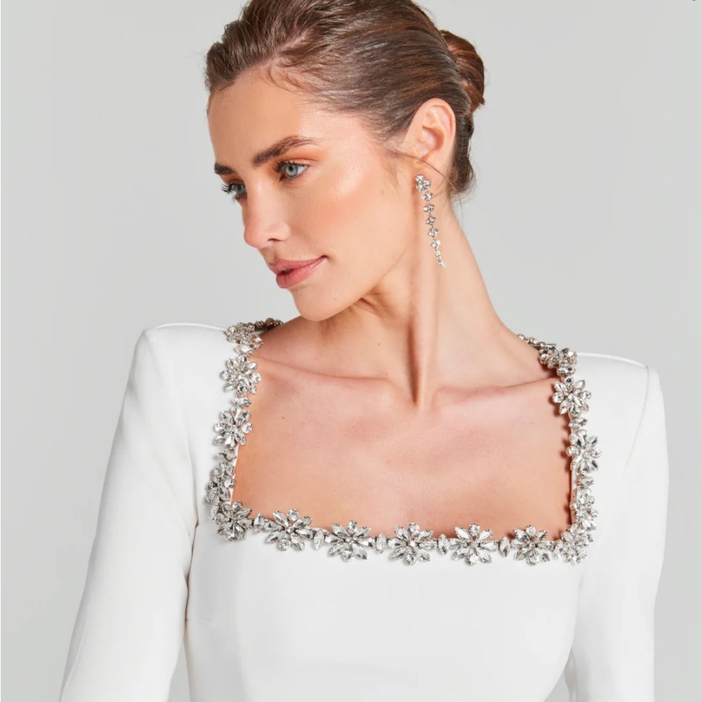 NADINE MERABI Kimberly White Dress in size small - Picture 6 of 14